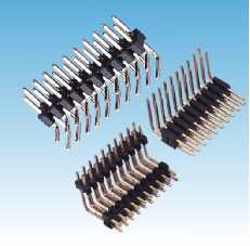 171. 產(chǎn)品名稱: 2.00mm 排針 雙排90度 單塑/多塑