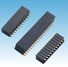 245. 產(chǎn)品名稱(chēng): 2.54mm 排母 雙排 雙側(cè)插SMT