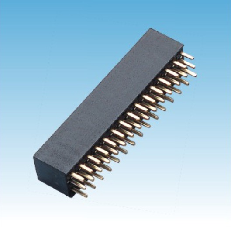 246. 產(chǎn)品名稱(chēng): 2.54mm 排母 三排 180度 Y端